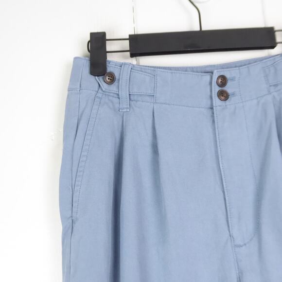 Madewell Pants Womens SZ 0 Wide Flared Leg Linen Blend High Rise Coastal Neutral - Picture 2 of 10